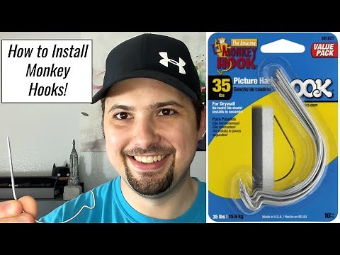 How to Install Monkey Hooks - An Alternative to 3M Command Strips