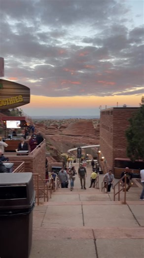 At Red Rocks Amphitheater #colorado #bertkreischer #themachine #sunset #lookup #October #reels #shorts #beautiful #comedy #incredibleview #enjoythejourney | Louisiana Sky