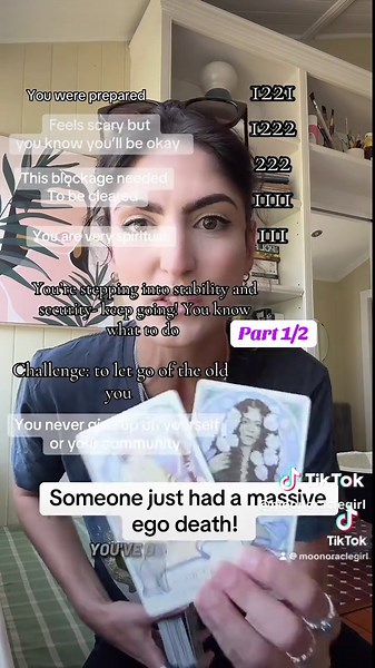 ✨ Part 1 : Ego death isn’t the end… it’s the rebirth. 🌑🔥 This time, you didn’t just dream it you built it on solid ground. The Queen of Wands   Queen of Pentacles energy in you is undeniable confident, magnetic, and grounded. You’ve done the inner work… now the Emperor arrives. 👑 #EgoDeath #TarotReading #SpiritualAwakening #QueenEnergy #DivineFeminine