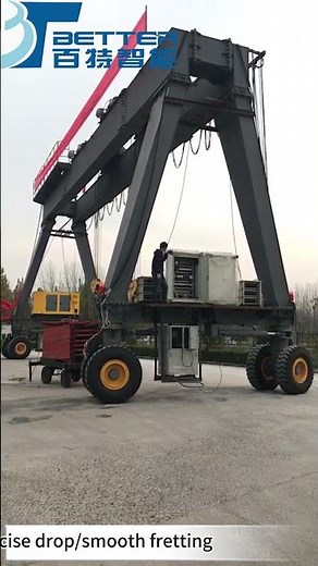 🤔Straddle Carriers: Transporting Containers Like "Claw Machines"! #automobile #materialhandling