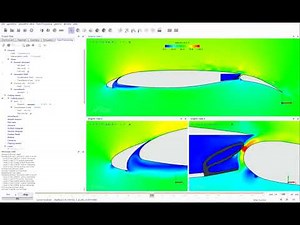 SIMULIA XFlow - Wing Load FSI Simulation (co-simulation with Abaqus)