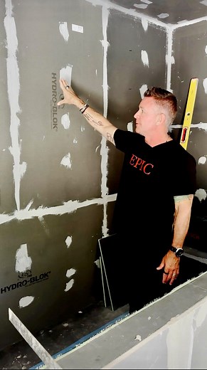 EPIC Ceramic & Stone on Instagram: "Plumbing delayed? Here’s how we kept the job moving without sacrificing quality. ⠀⠀⠀⠀⠀⠀⠀⠀⠀ Builder: @shipp.group Designer: @k.d.projects Product: hydroblokofficial ⠀⠀⠀⠀⠀⠀⠀⠀⠀ #EpicSolutions #HydroBlock #SlabShower #SlabDesign #SlabInstallation"