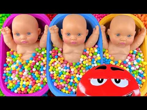 Candy Bathtubs 🌈 Super Satisfying Slime Bath Mix