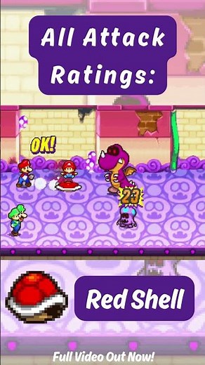 Mario & Luigi: Partners in Time | Attack Performances: Red Shell