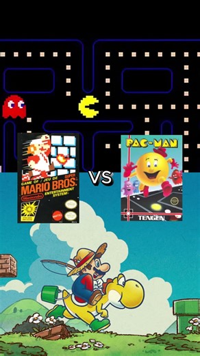 Mario VS Pac Man! #mario #pacman