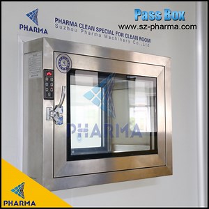 [Hot Item] Stainless Steel Pass Box Transfer Window with Fingerprint Unlock