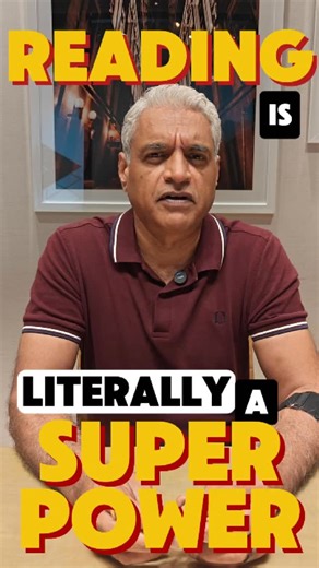 Raghu Raman on Instagram: "Reading shouldn’t feel like a chore. Big books scare people. Thick spines, tiny fonts, months of commitment. So we flip the script. This series is about making reading fun again. Not a task. Not a burden. Not something you “should” do. I’ll show you simple ways to make reading a daily ritual you actually look forward to — without pressure, without guilt, without forcing yourself through 600-page monsters. Because reading isn’t just a habit. It’s a superpower — if you l