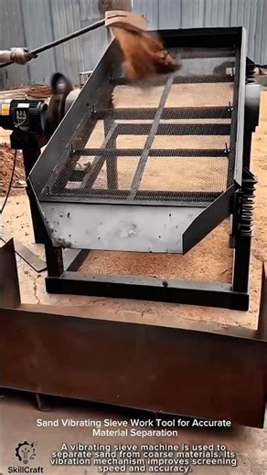 Sand Vibrating Sieve Work Tool for Accurate Material Separation #worktool
