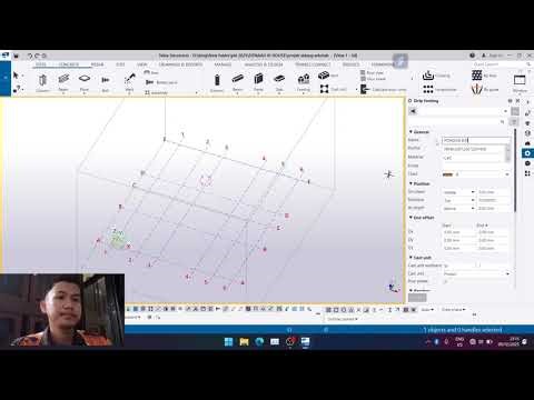 TUTORIAL CARA MENGGUNAKAN TEKLA STRUCTURES BAGI PEMULA#teklastructures #SMKN7GARUT