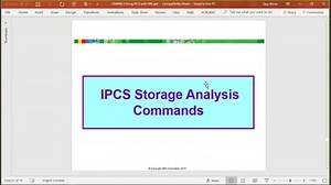 Unit 2, video 6: IPCS storage analysis commands