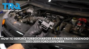 How to Replace Turbocharger Bypass Valve Solenoid 2011-2019 Ford Explorer