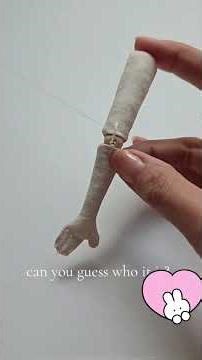 Making a character doll from scratch Shorts #DIY #CharacterDoll #Handmade #Aesthetic #Sewing #Crafts