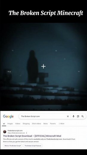The Broken Script Horror Minecraft Gameplay