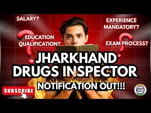 📢 JPSC Drug Inspector Recruitment 2026 | 30 Posts | Eligibility, Dates, Apply ‪@pharmacistsubhasdey‬