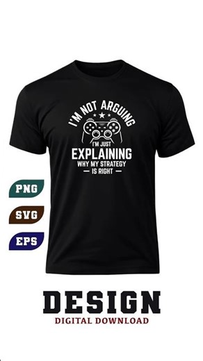 10 Designs for T-Shirts | Funny, Political, Gamer & Summer Quotes (PNG SVG EPS Digital Download)