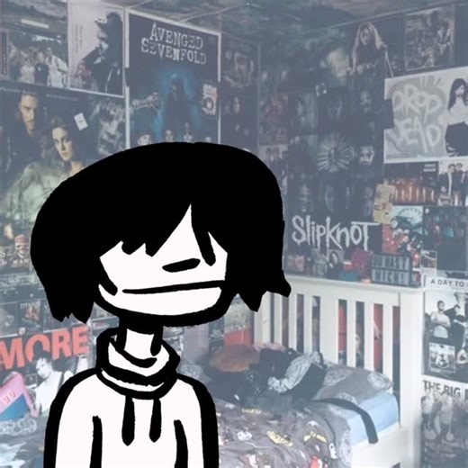 Nicholas Cunningham on Instagram: "It’s not a phase, Mom. #art #independentartist #sketchbook #sketch #drawing #cartoon #characterdesign #artist #cartoonist #sharpie #stickynote #nichsketches #comic #linkinpark #numb #emo"