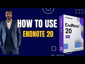 How To Use EndNote 20 (Beginner's Tutorial) | How to cite references in Thesis/Article?