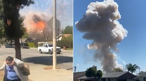 Fireworks spark massive explosion in California