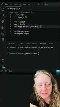Python OOP: self.tags vs tags #pythonprogramming