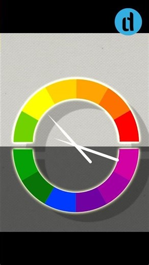 How to use a colour wheel 🎨 #design