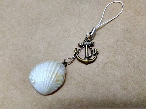 Diy seashell keychain tutorial