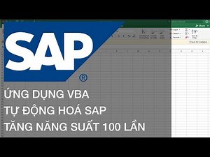 Ví dụ ứng dụng VBA để tự động hoá SAP (SAP GUI Scripting)