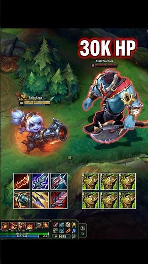 TRISTANA vs 30K HP MUNDO #leagueoflegends
