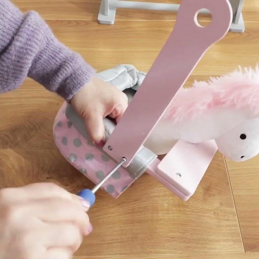 Unicorn Wooden Swing For Baby Dolls #babydoll #swing #short