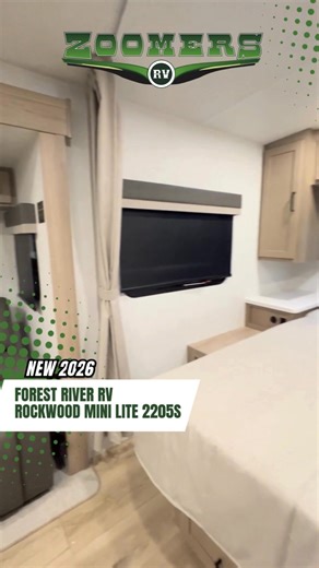 Say hello to the New 2026 Forest River Rockwood Mini Lite 2205S at Zoomers RV of Illinois! Lightweight, sleek, and packed with comfort, this single-slide favorite gives you a spacious layout, a cozy front bedroom, and all the modern features you want for weekend getaways or full-time adventure. ✨ Easy to tow ✨ Rockwood quality ✨ Ready for your next trip right now Don’t wait — units like this don’t sit long! Stop by Zoomers RV of Illinois or message us today to schedule your walk-through! 301 Ina