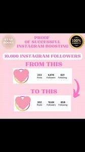 🚀INSTAGRAM BOOSTING SERVICE 🚀INSTAGRAM FOLLOWERS BOOSTING 🚀INSTAGRAM LIKES BOOSTING We are truly grateful to our clients who keep on availing our HIGH QUALITY boosting services. Star Boost is always happy and ready to help you elevate your social media presence. 🤗 Send a MESSAGE for orders/inquiries 📩 Are you ready to elevate your Instagram online presence? 🚀 Whether you're a business owner looking to grow your brand or a content creator striving to expand your audience, Star Boost is here