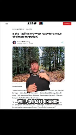 Heal Olympia Project on Instagram: "What impact do you think climate change will have on people moving? I’m originally from Las Vegas Nevada, and even though I was born, raised, and went to college here, I didn’t know if it’s where I wanted to set up my life because I thought that the city would be decimated by climate change. I live in Washington because I got a job there. And more people could make similar decisions to seek out more temperate locations. The PNW will also be affected by climate