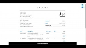 Javascript jsPDF Project to Build PDF Bill Invoice Generator F...
