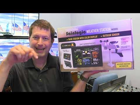 The Best Screen on a Weather Station, the Sainlogic WS0835