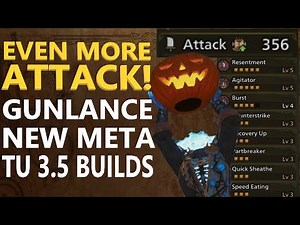 New Dreamspell TU 3.5 Meta Gunlance Builds With Arch Tempered Nu Udra Armor Set Monster Hunter Wilds