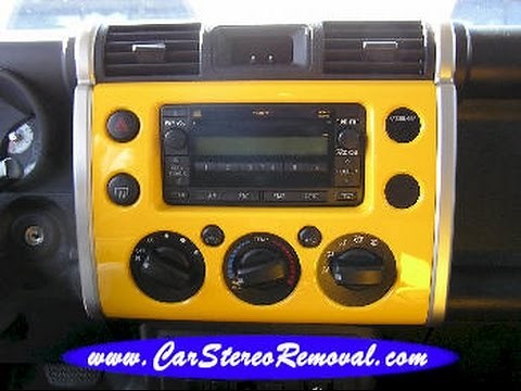 Toyota FJ Cruiser Car Stereo Removal and Replacement = Car Stereo HELP