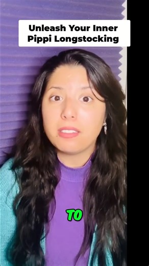 Lindsey’s Colorful Voice 💜💙💚💛🧡♥️ on Instagram: "Everyone has a Pippi Longstocking inside. Be bold. Be joyful. Be unapologetically you. Embrace your inner Pippi! Watch the Full Episode👇 https://youtu.be/Hoi7xoI3xi4?si=8bIqizcNyYGGusj0 #InnerChild #BeYourself #PippiLongstocking #JoyfulLiving #Boldness #SelfLove #ReelsInspiration"