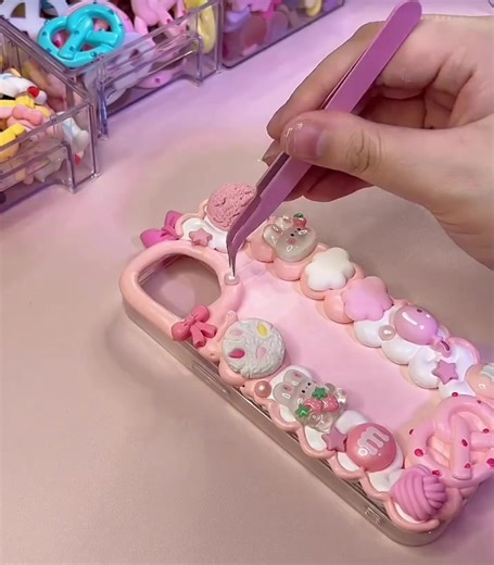 Decoden phone case #diy #charms #fyp #decoden