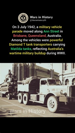 WWII Military Parade in Brisbane, Australia 🇦🇺 | 1942 #ww2