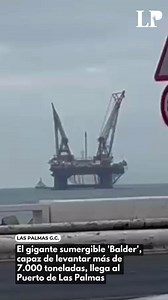 El gigante sumergible 'Balder', capaz de levantar más de 7.000 toneladas, llega al Puerto de Las Palmas ⚓ El barco, uno de los mayores de su tipo del mundo, realiza una parada técnica en la isla para llenar sus depósitos con 2.000 toneladas de gasoil ⛽ Uno de los gigantes sumergibles del mar, el DSV Balder, llegó este jueves al Puerto de Las Palmas para llenar sus depósitos de combustible con 2.000 toneladas de gasoil, uno de los suministros que ha posicionado a este recinto de Las Palmas como u