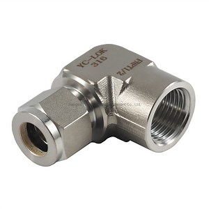 [Hot Item] Stainless Steel 316 Inch Tube to Female Thread NPT Double Ferrules Hydraulic Tube Fittings