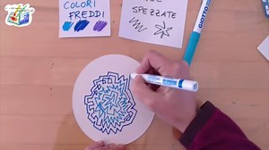 17K views · 33 reactions | Oggi si fa arte con i più piccoli! Questo tutorial è dedicato ai bambini della scuola dell'infanzia, dai 3 anni in su per intenderci, e ci occupiamo di colori caldi/freddi e linee curve/spezzate. Un gioco creativo per sviluppare la manualità fine e divertirsi a creare tanti mandala sempre diversi. #ilLaboratorioArtistico #iMandaladiCarla | Il Laboratorio Artistico | Facebook