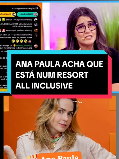 ANA PAULA ACHA QUE ESTÁ NUM RESORT ALL INCLUSIVE #bbb26 #bigbrotherbrasil #anapaularenault