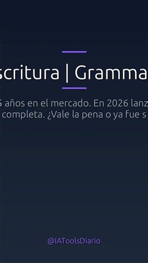 Mejor IA para Escritura | Grammarly Review 2026 #Shorts