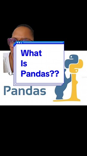 A Pandas breakdown #python #datascience #dataanalytics #python #greenscreen #stemtok #techtok #data #pandas