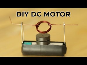 How to make a Simple DC Motor at home? DIY Homemade DC Motor Project | DC Motor Working Principle
