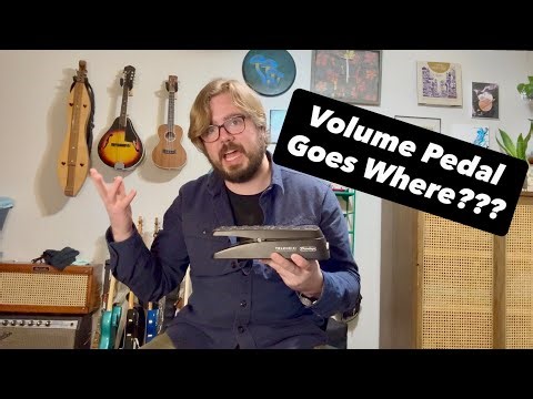Where To Put A Volume Pedal On a Pedalboard