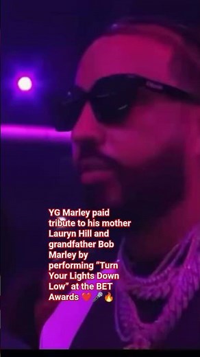 YG Marley paid tribute to his mother Lauryn Hill and grandfather Bob Marley by performing “Turn Your