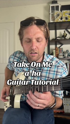 Take On Me by a-ha Guitar Tutorial #guitarlesson #guitartok #howtoplayguitar #80smusic #aha