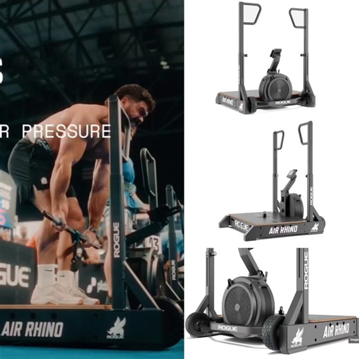 Breaking: Rogue Fitness has finally unveiled their new Rogue Air Rhino at its first event.They featured it for a 5RM Deadlift event, but I think it will be best suited for training versatility.It can do:- Belt squats- Deadlifts- Bulgarian split squats- Lunges- Rows- Weighted pull-ups