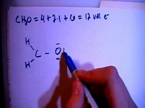Methanal or Formaldehyde CH2O Lewis Dot Structure